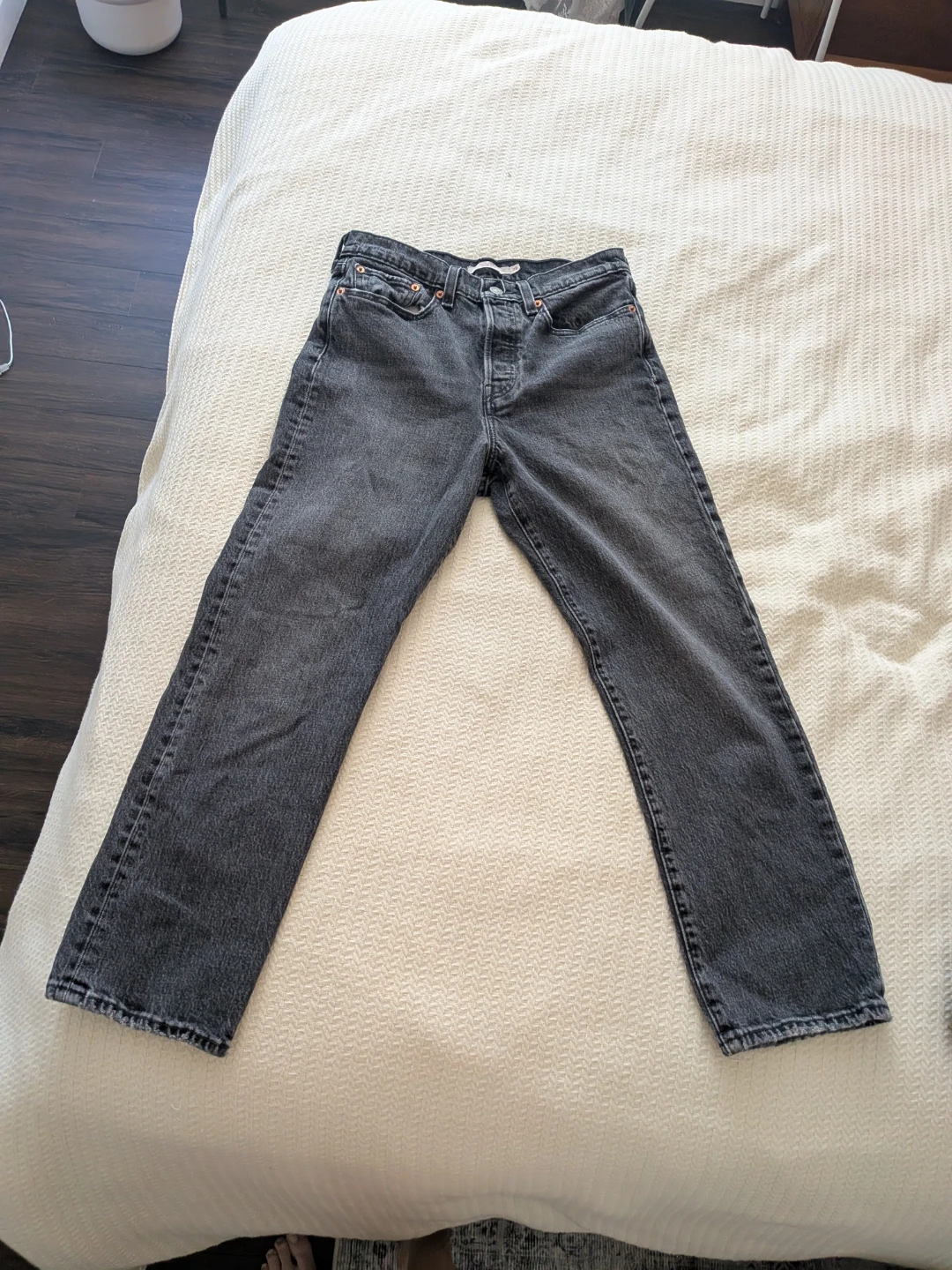 Levi's Wedgie Straight Jeans - W28 L26 - Grey