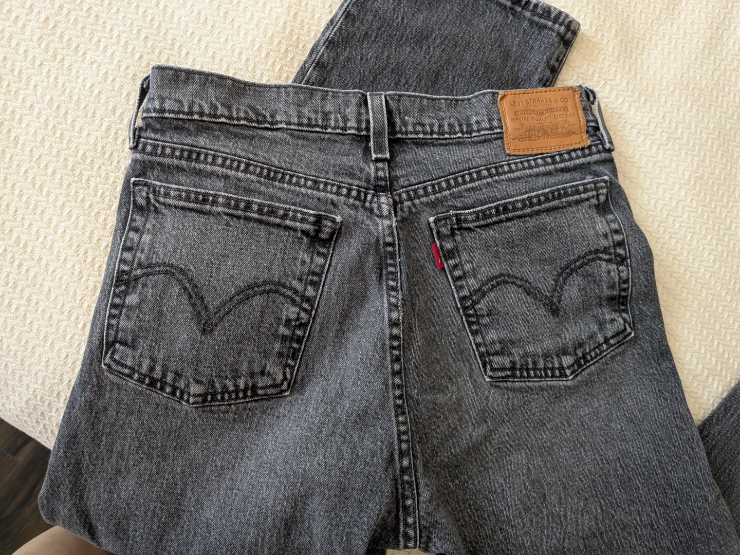 Levi's Wedgie Straight Jeans - W28 L26 - Grey - photo 4