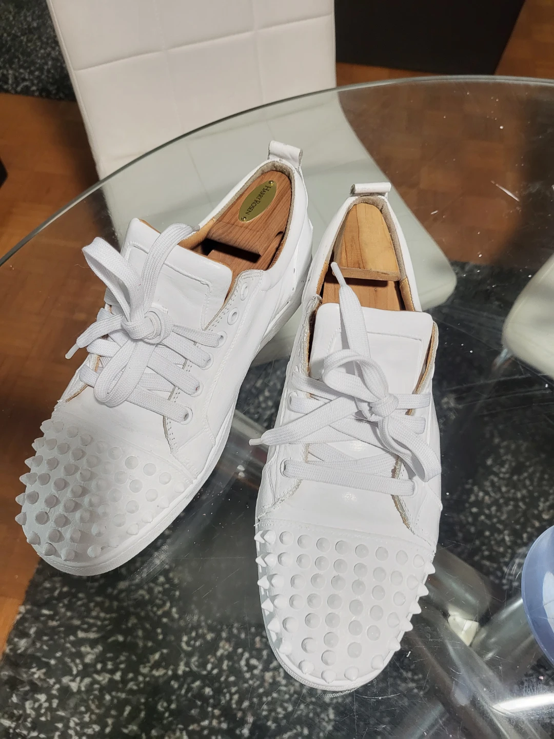 White Louboutin Sneakers - photo 4