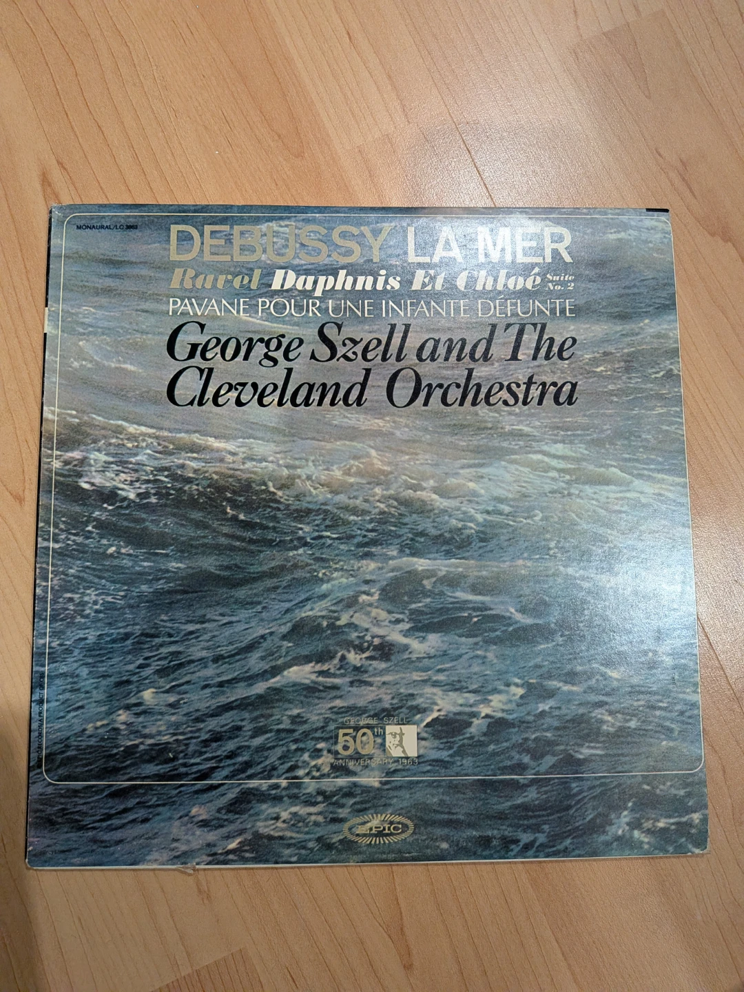 Debussy La Mer Ravel Daphnis vinyl record