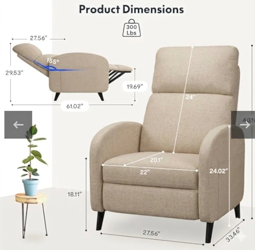 FlexiSpot XC2 Recliner Chair - photo 3