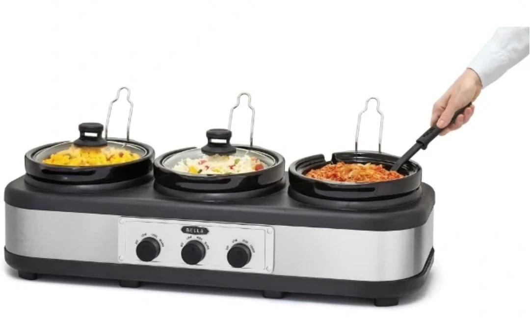 Bella Triple Slow Cooker Buffet - photo 2