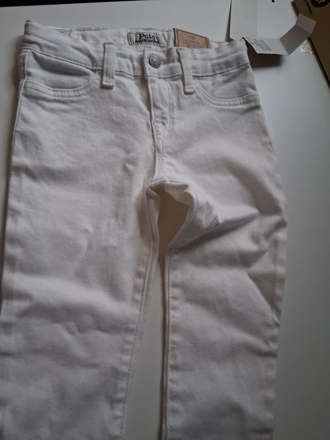 Polo Ralph Lauren The Aubrie Legging - White - Size 6X - photo 2