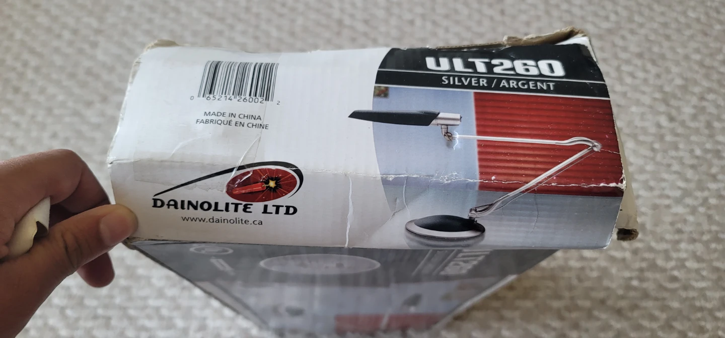 Dainolite ULT260 Silver Desk Lamp - photo 4