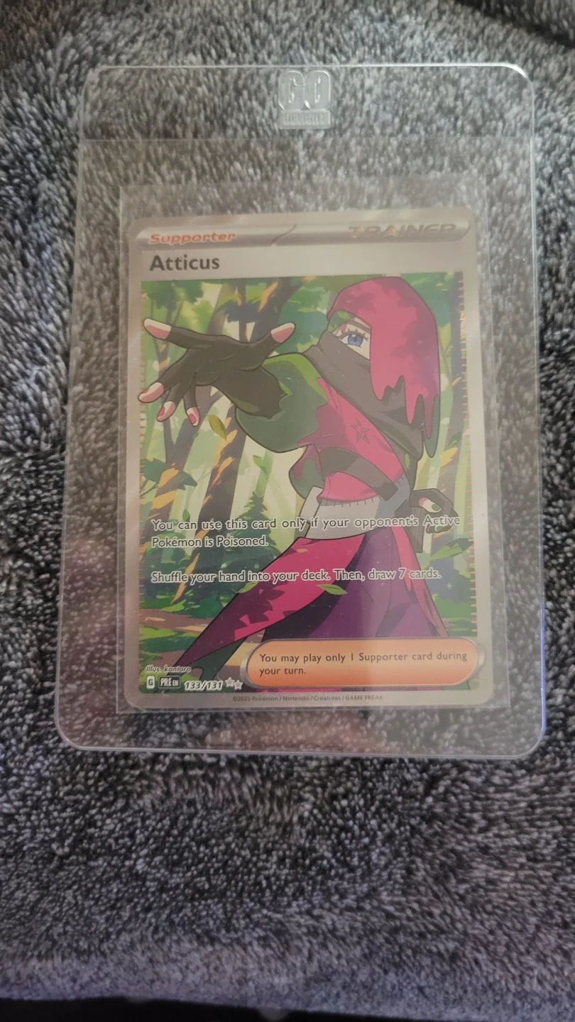 Pokemon Atticus Trainer Card