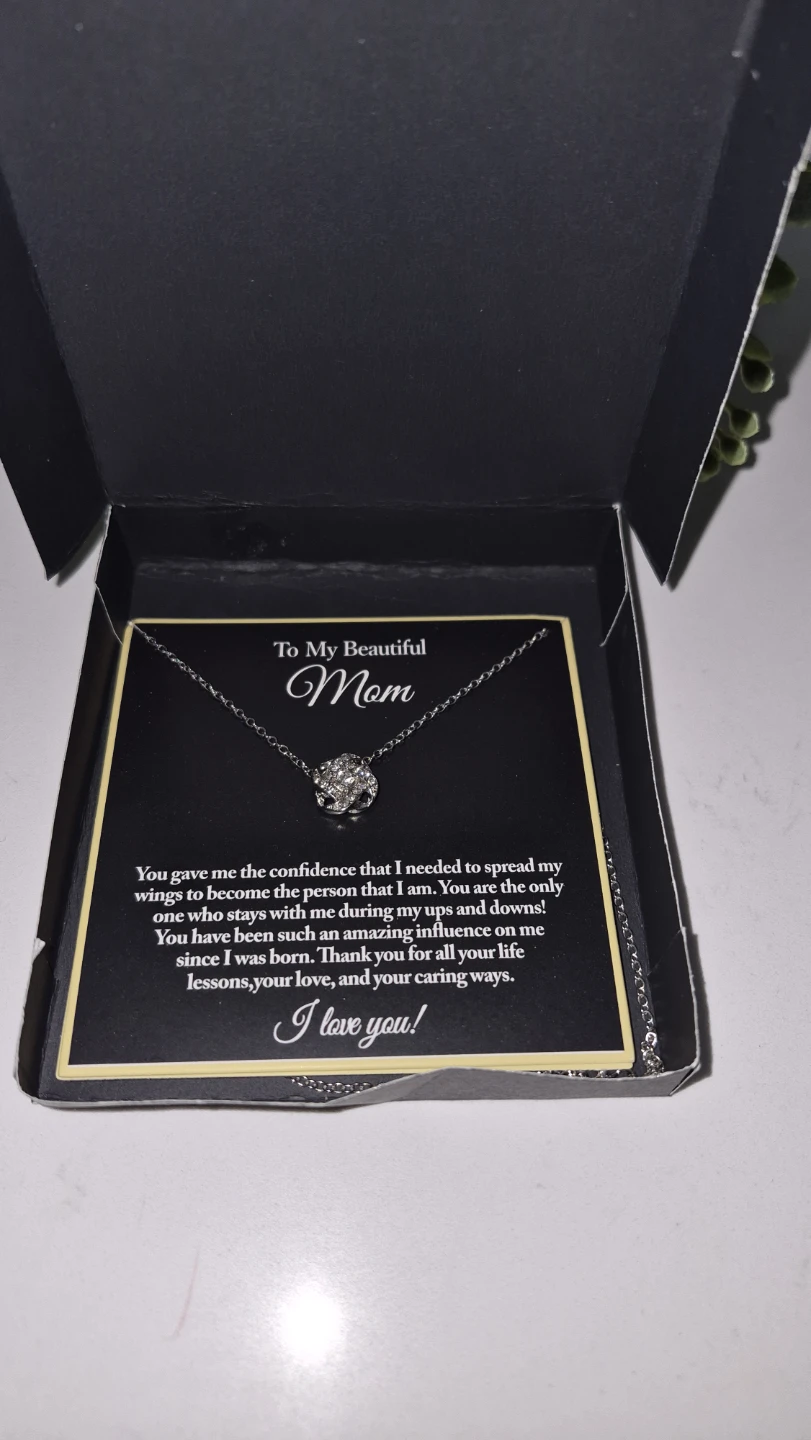 For Mom l Love Knot  Necklace  l Happy Mother's Day