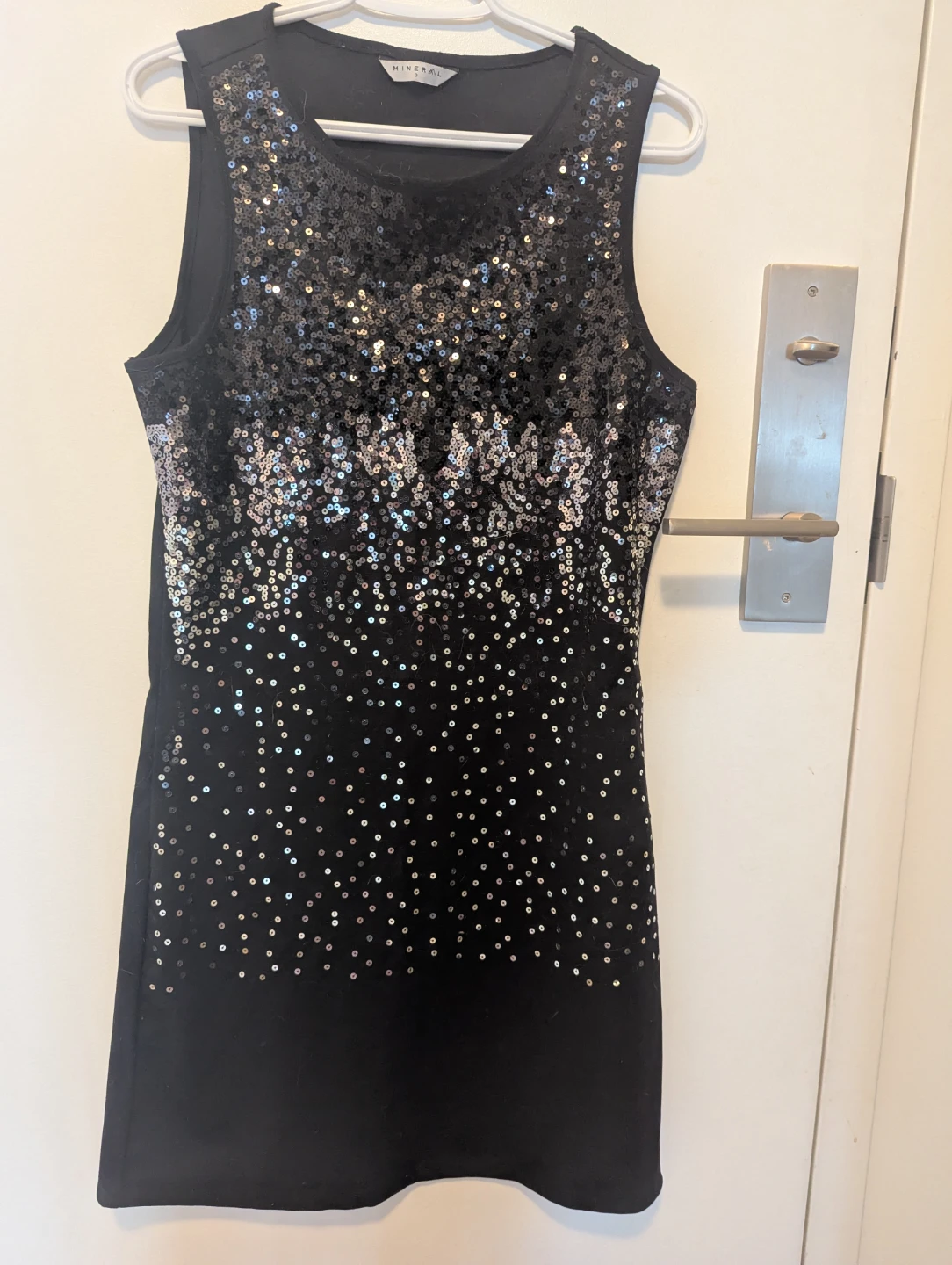 MINERAL Black Sequin Sleeveless Top - photo 2