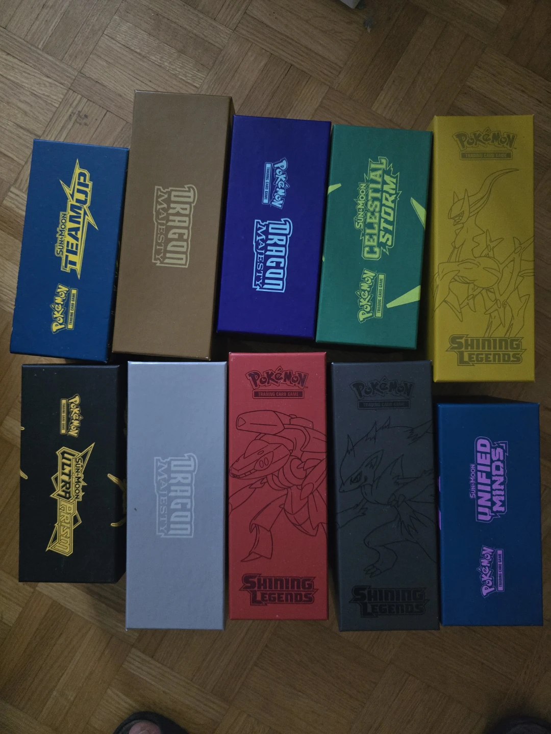 Pokemon TCG Empty Elite Trainer Boxes Lot – Dragon Majesty, etc