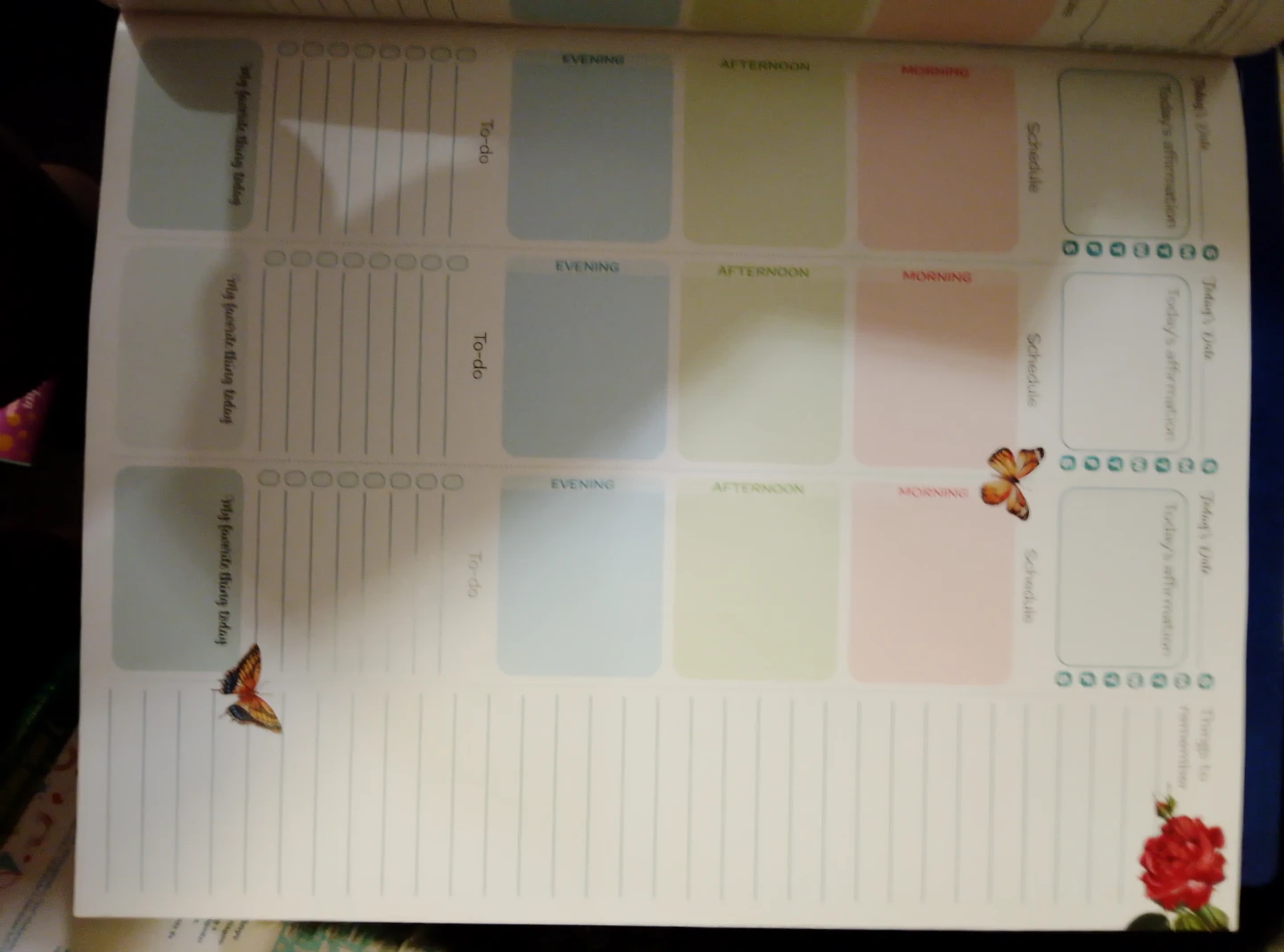 Butterfly Organization Daily Planner - photo 2