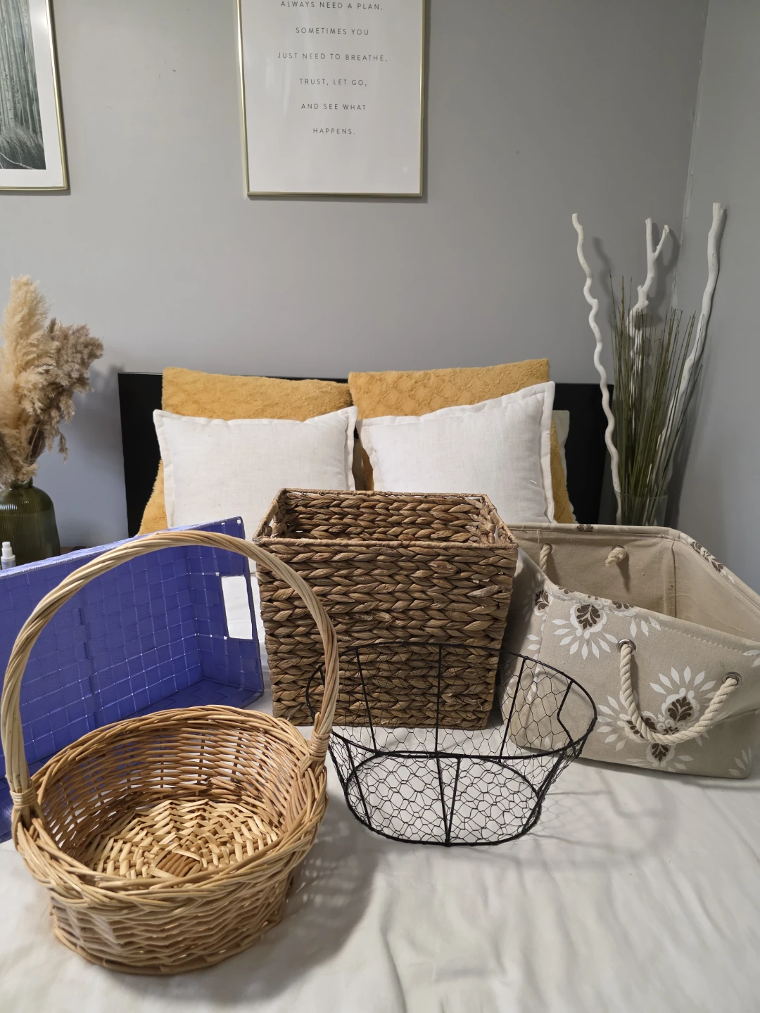 Assorted Storage Baskets