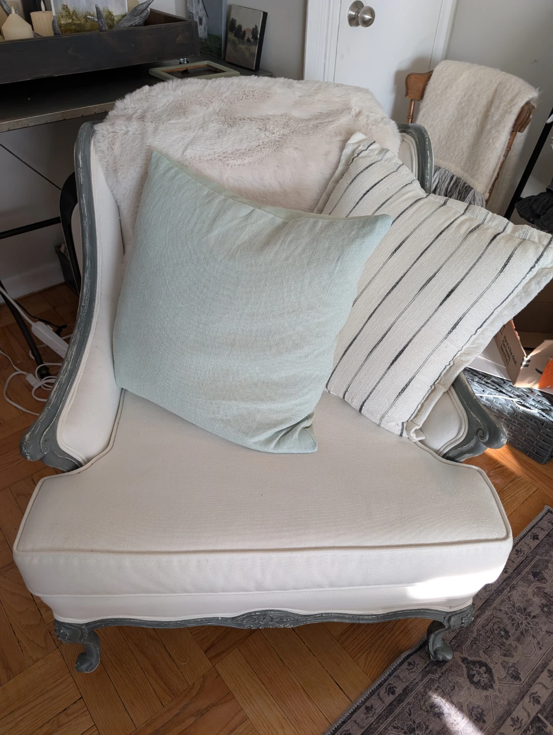 White Accent Chair