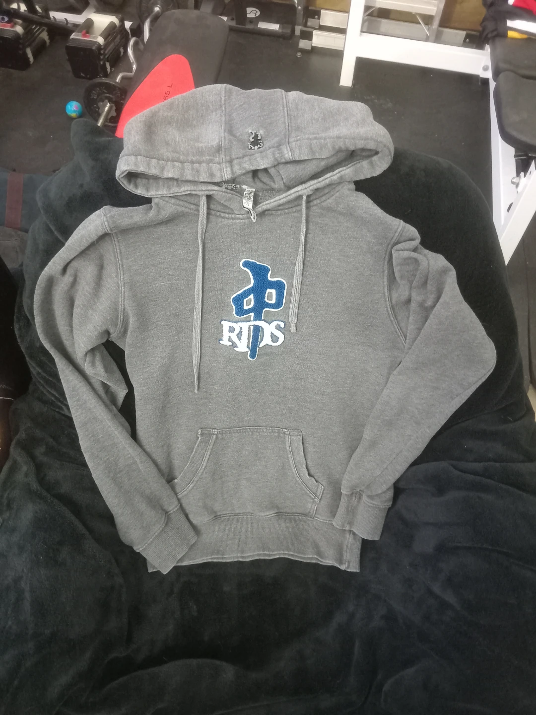 Grey Hooded Sweatshirt - RDS