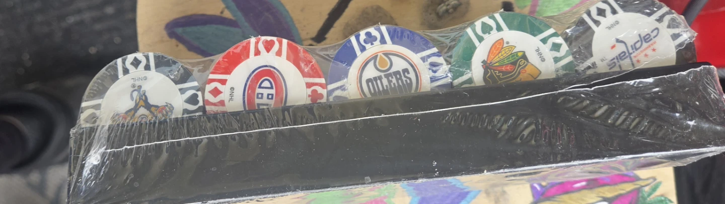 NHL Poker Chip Set