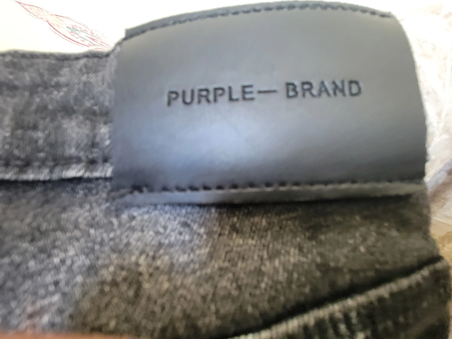 Purple Brand Black Distressed Paint Splatter Jeans - photo 5
