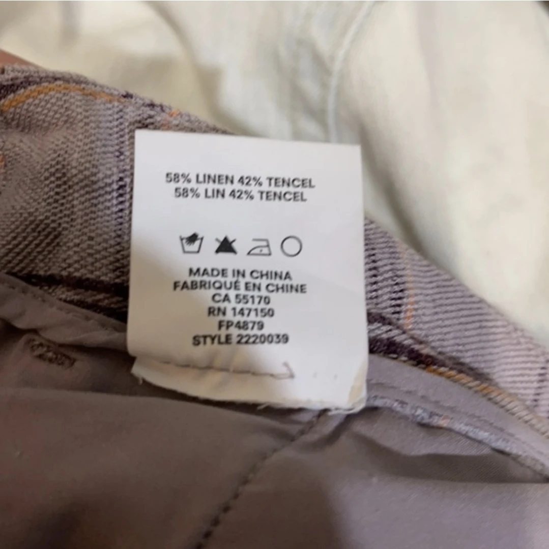 Frank And Oak Plaid Linen-Tencel Shorts - photo 4