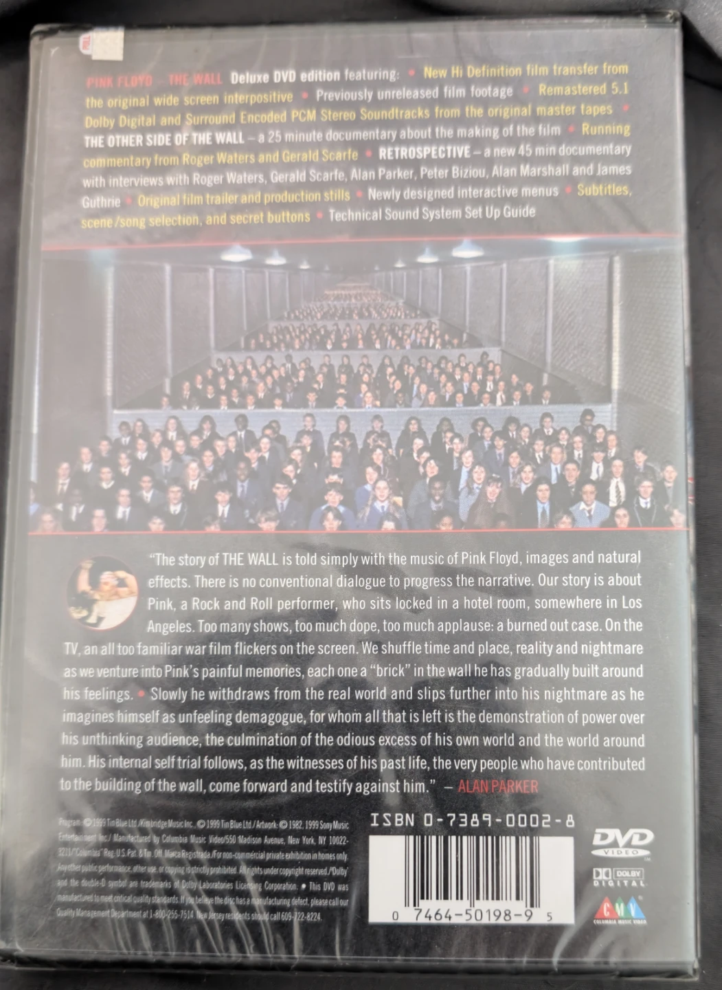 Pink Floyd The Wall Deluxe DVD Edition New Sealed - photo 3
