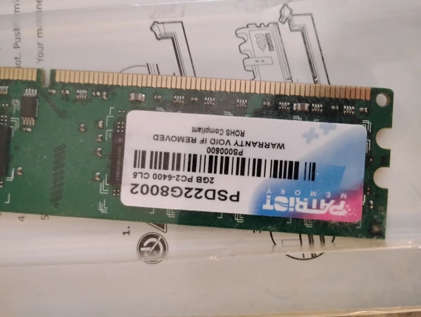Mushkin Enhanced 2GB PC2-6400 DDR2 RAM - photo 3