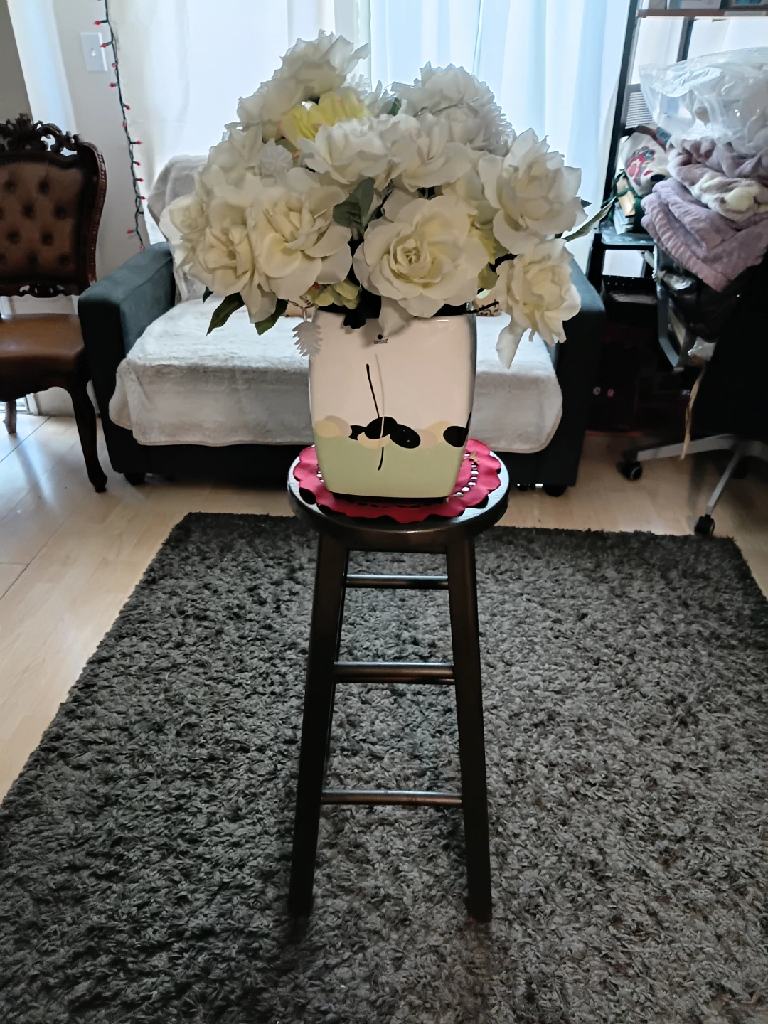 Wooden Bar Stool - photo 2