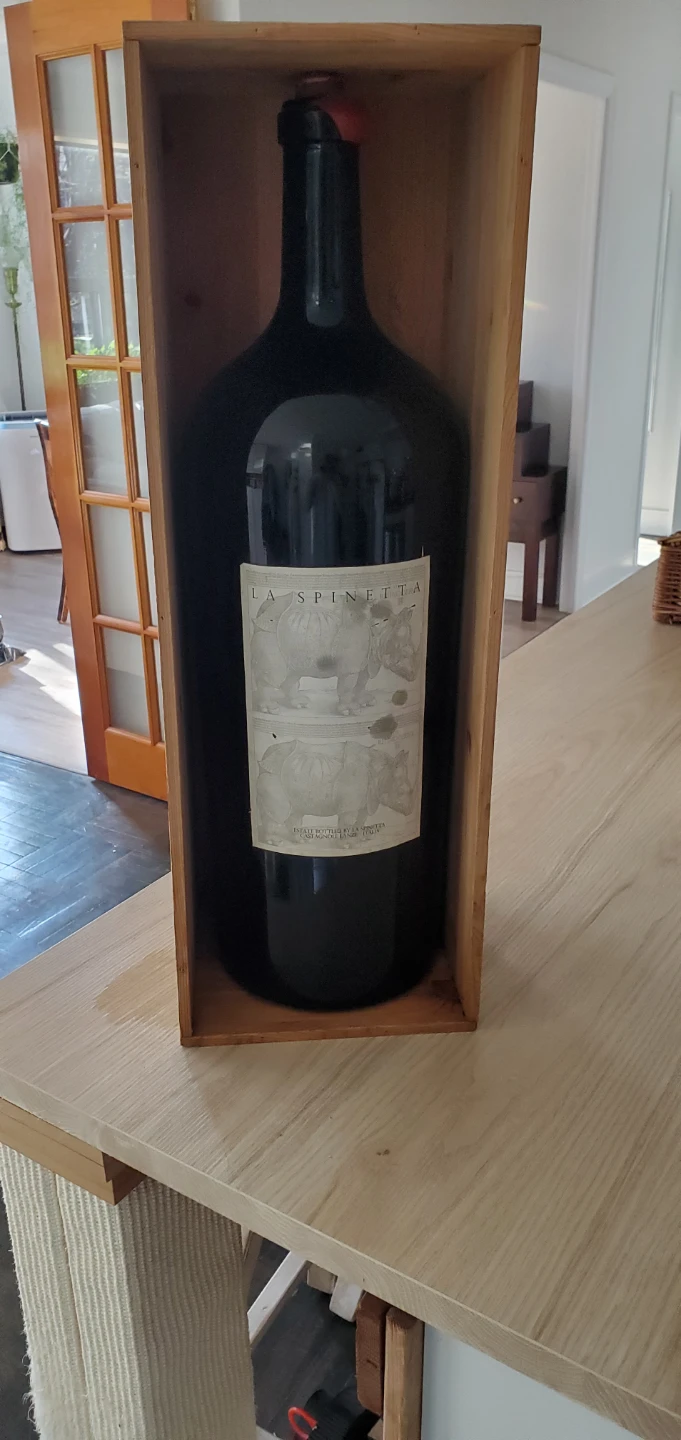 La Spinetta Wine Bottle with Wooden Crate - photo 2