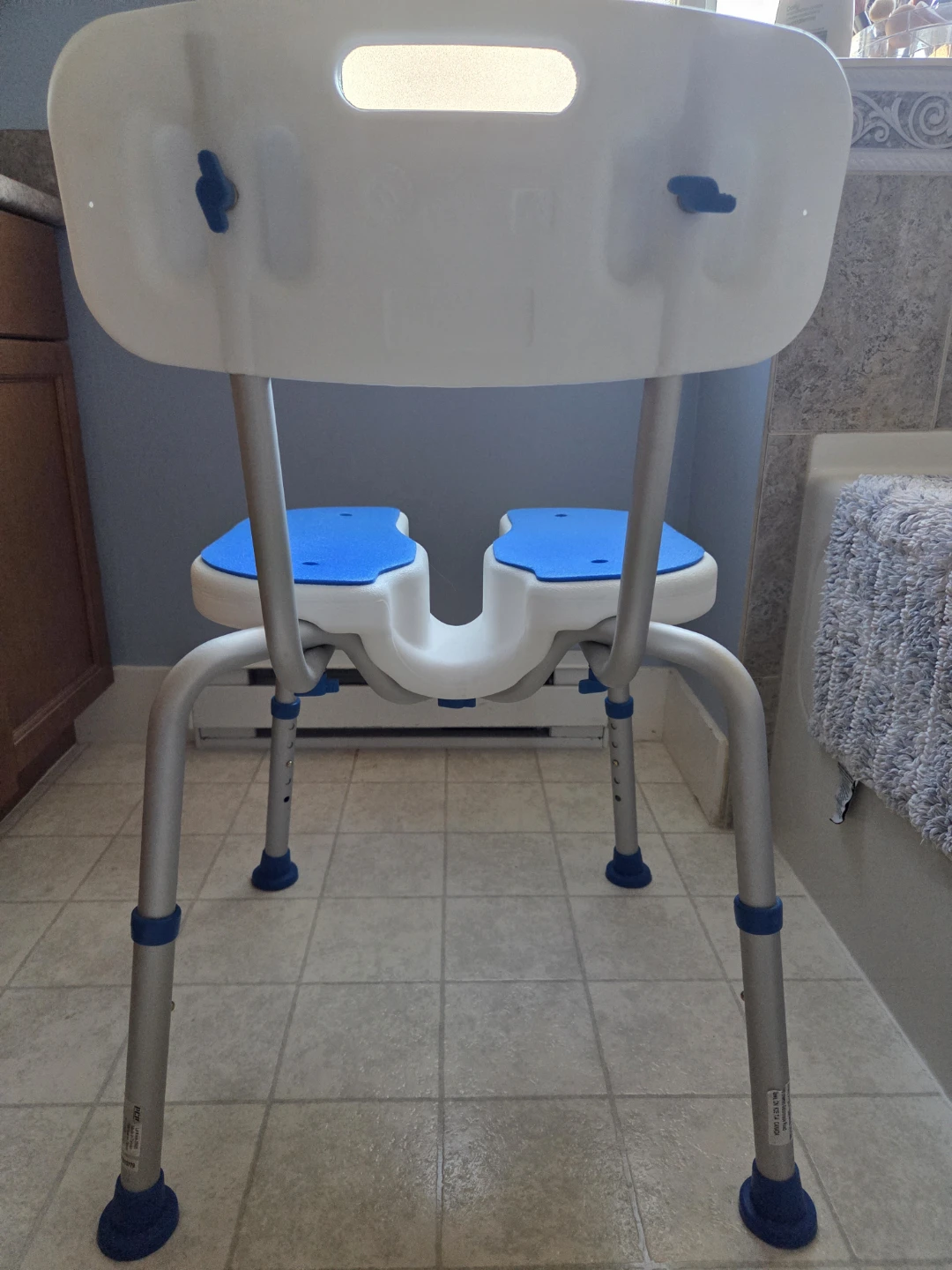 PCP Shower Safety Seat with Backrest - photo 5