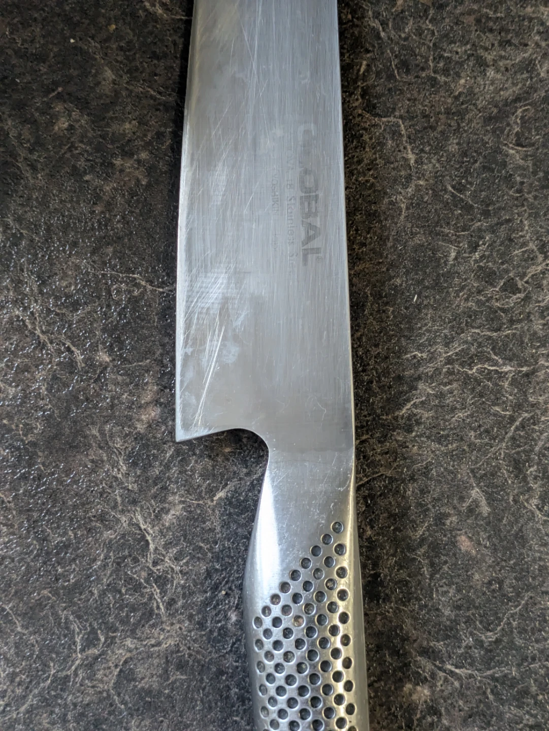 GLOBAL 18 Stainless Steel Chef's Knife 8" 20cm - photo 3