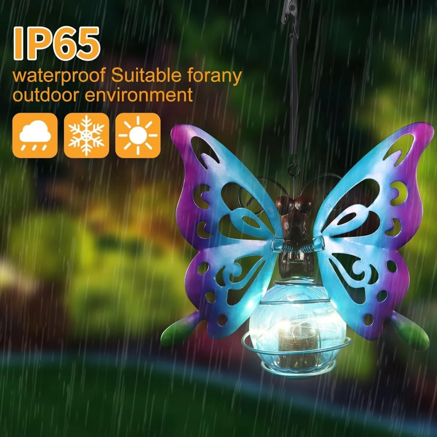 Butterfly Solar Lantern - photo 3