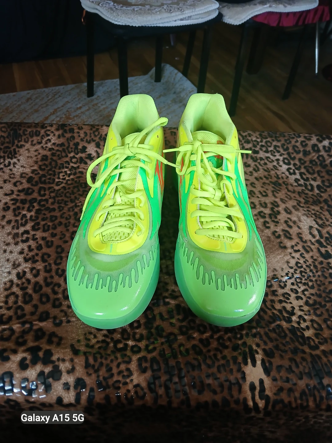 Puma MB.01 Low Basketball Shoes Neon Green/Orange