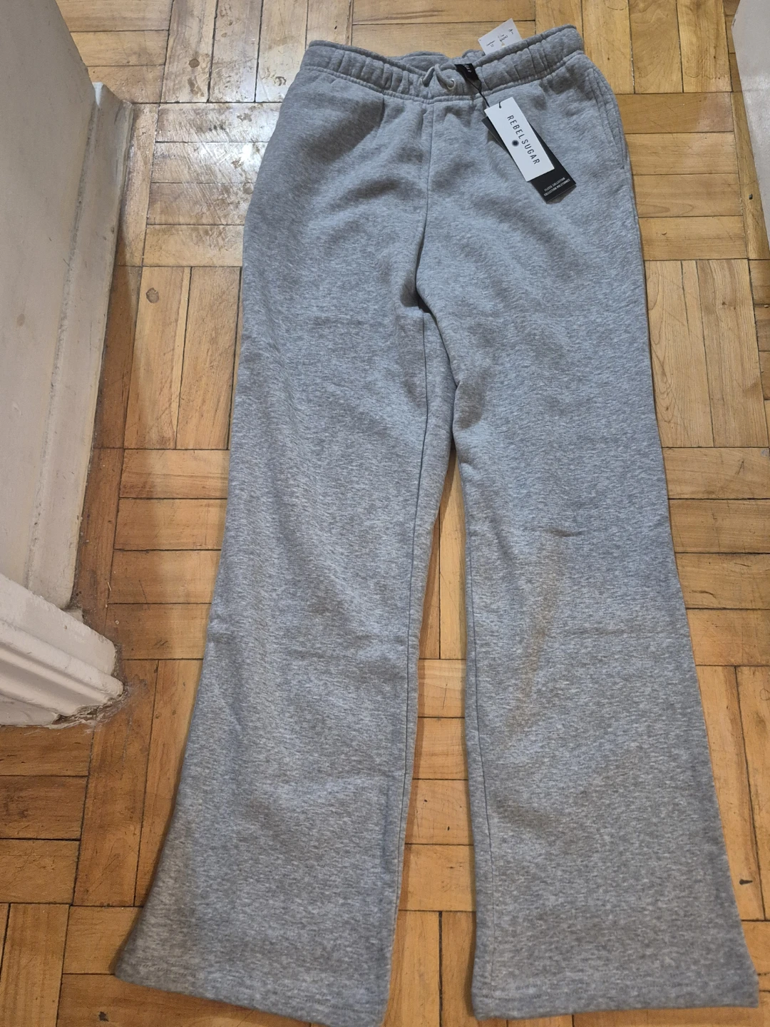 BNWT)Rebel Sugar M/M Grey Fleece Jogger Pants - photo 3