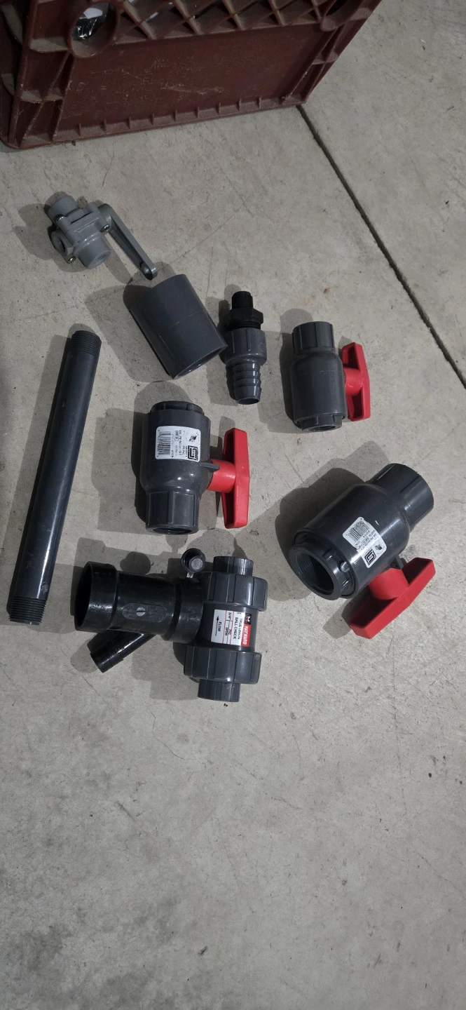 Hayward True Union Ball Check Valve and Assorted PVC Fittings - photo 4