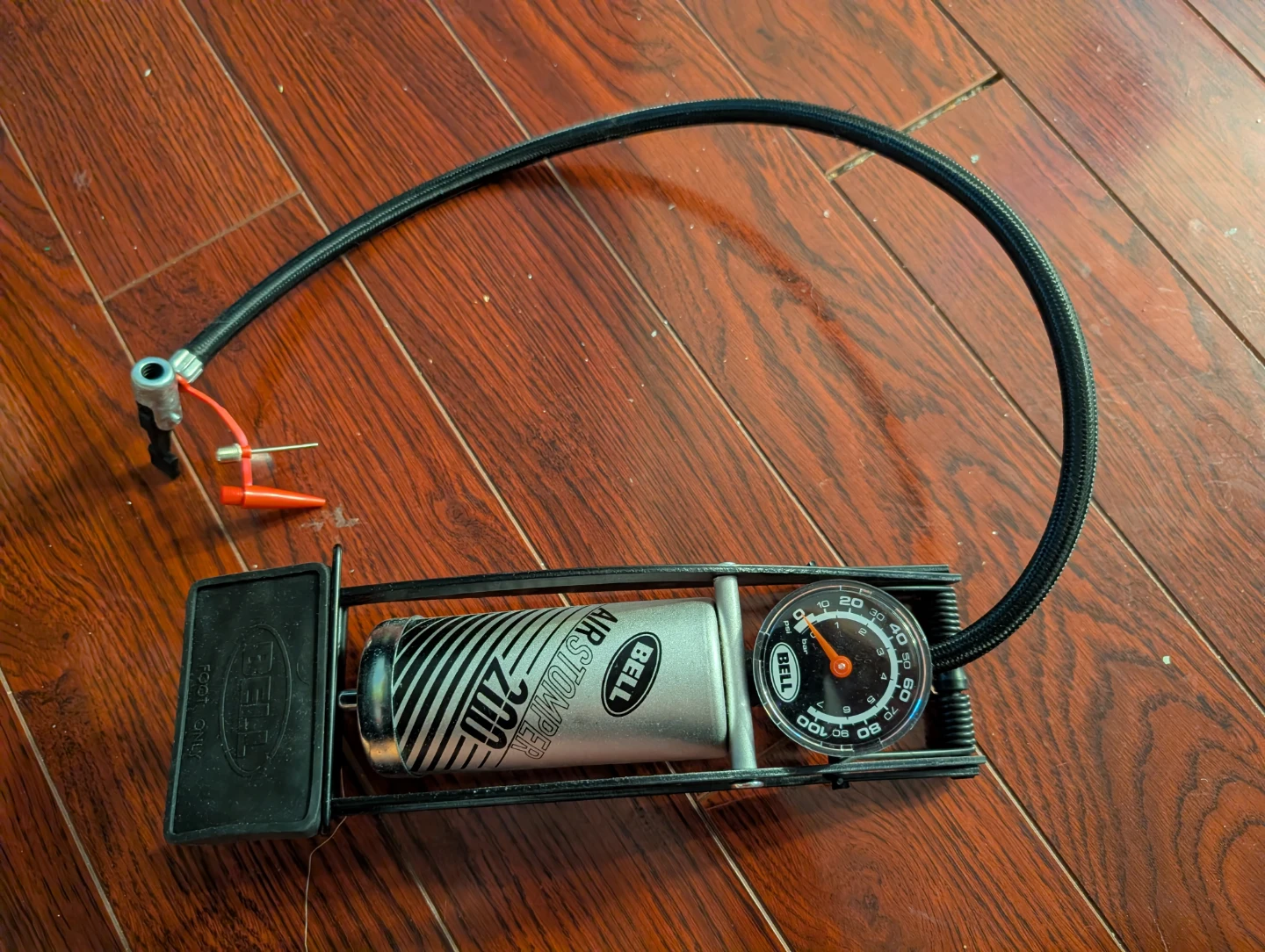 Bell "Airstromper 200" Foot Pump with Gauge
