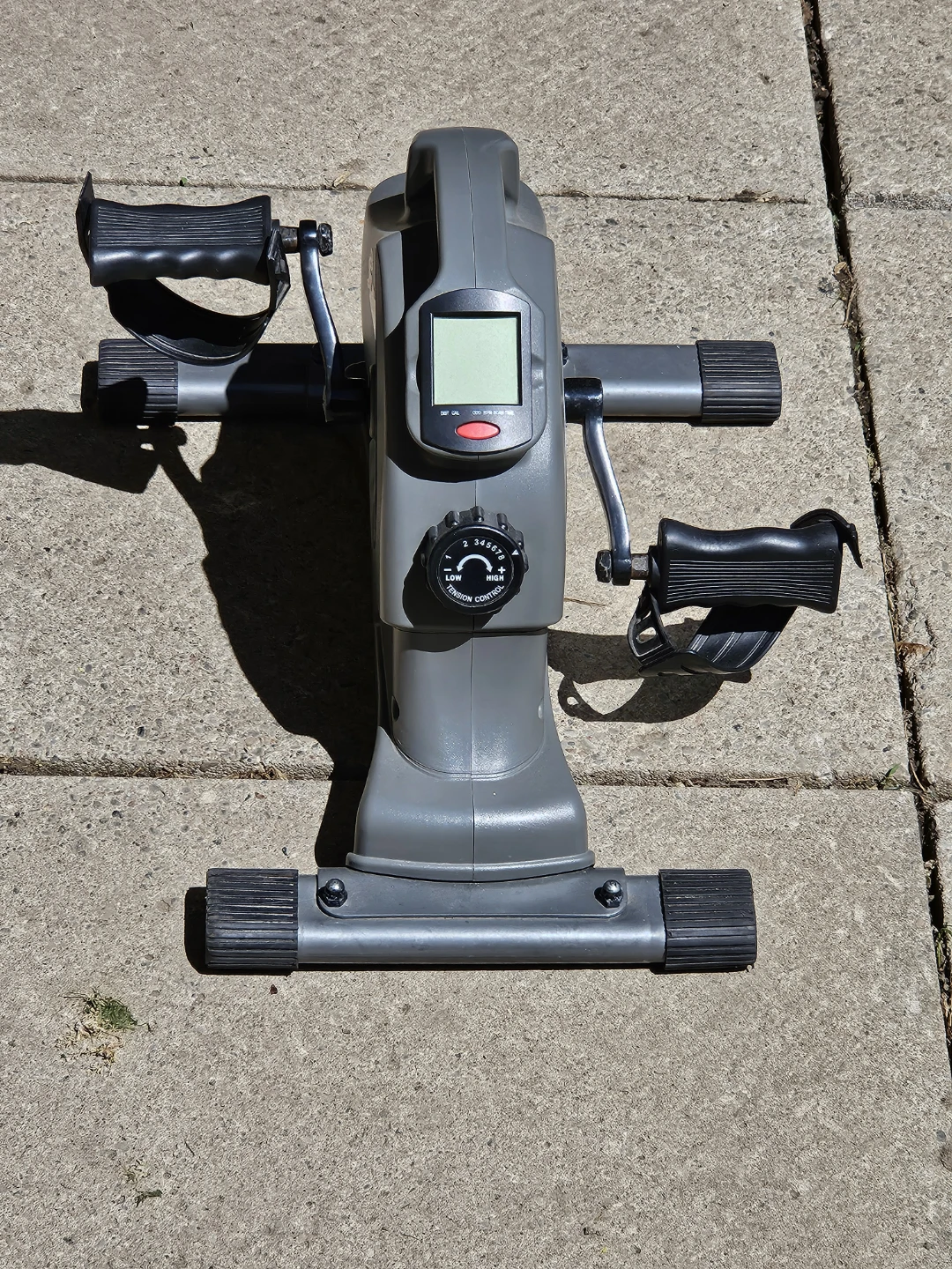 Grey Pedal Exerciser