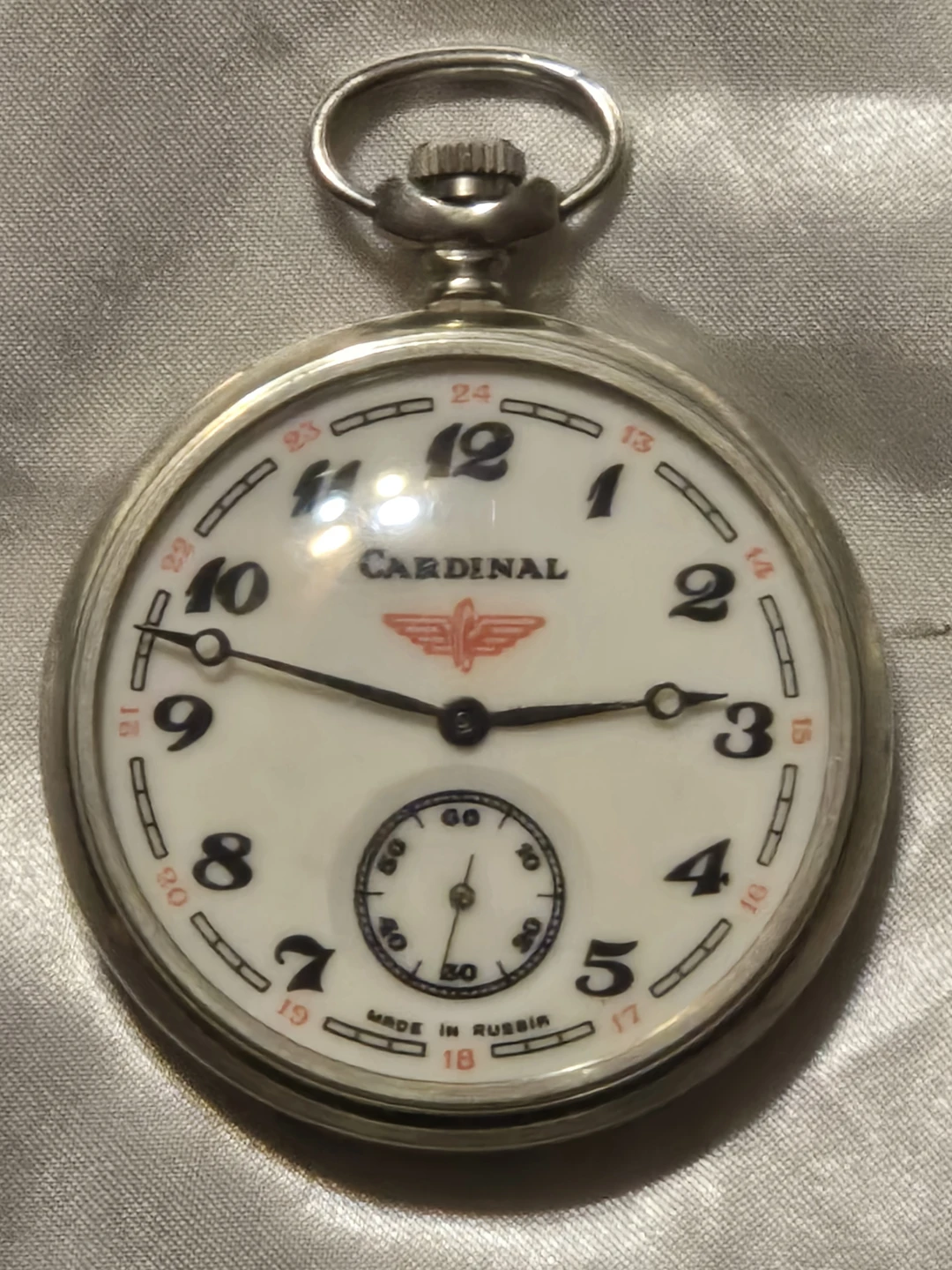 Cardinal Mechanical Pocket Watch