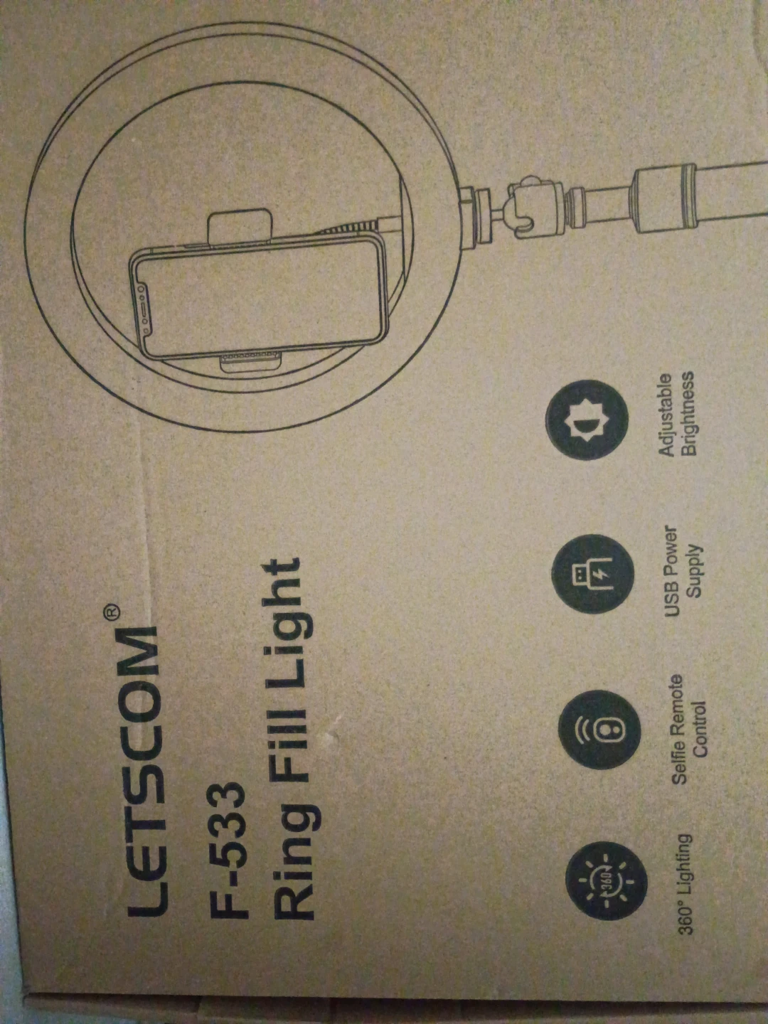 New Ring Light with Controller
