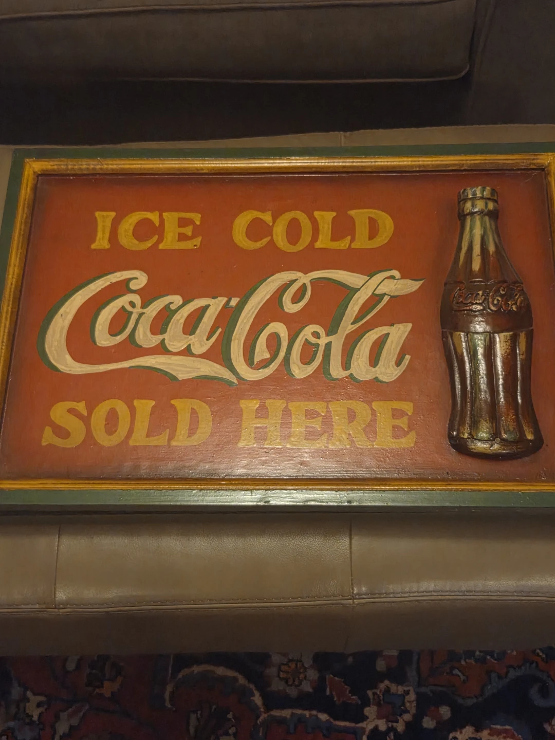 Coca-Cola Ice Cold Sold Here Sign