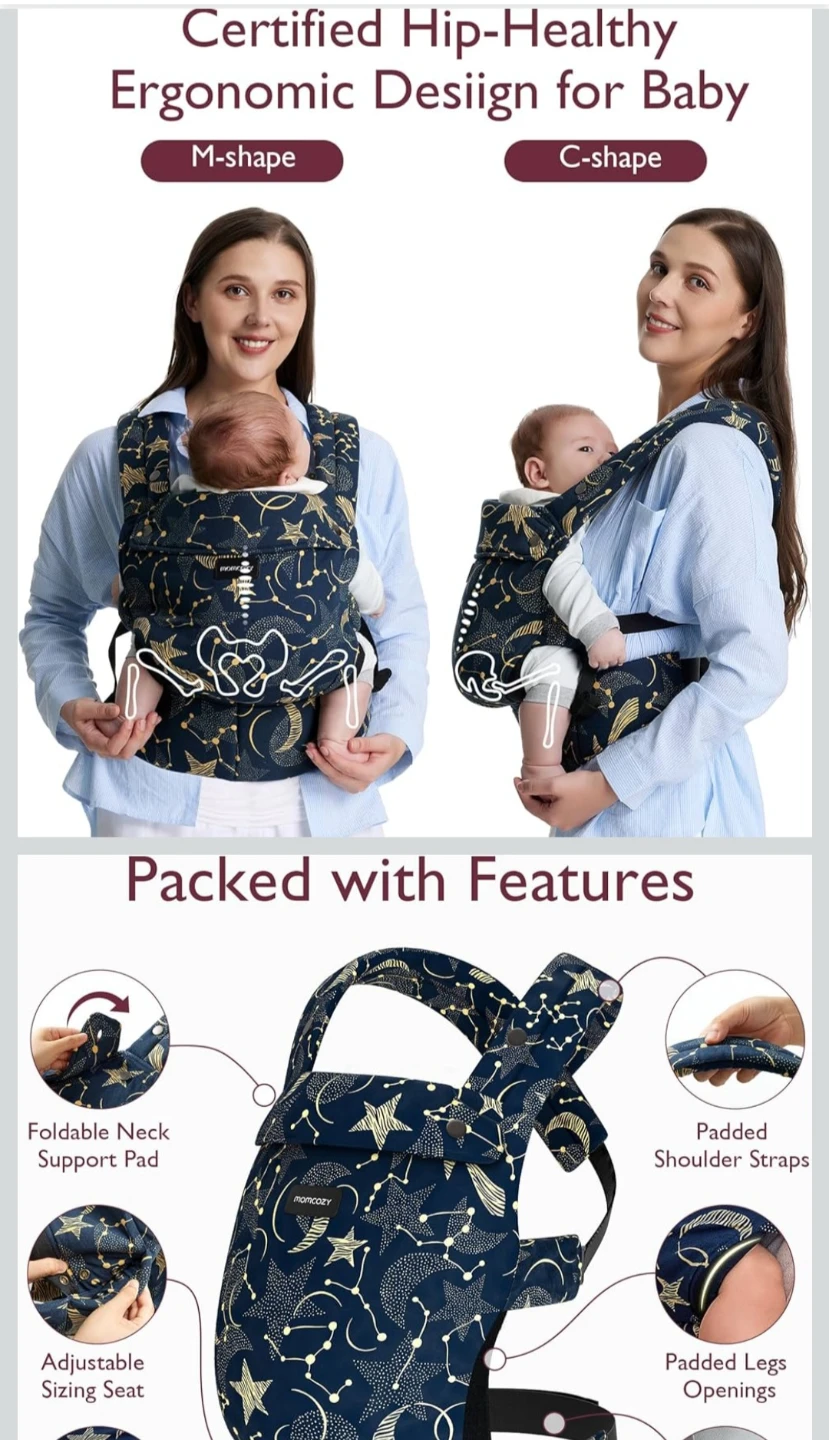 Moomcozy  3-In-1 Baby Carrier - photo 5