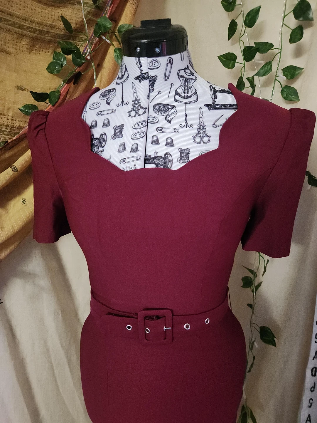 Rebel Love Clothing Burgundy Dress Size XS - photo 3