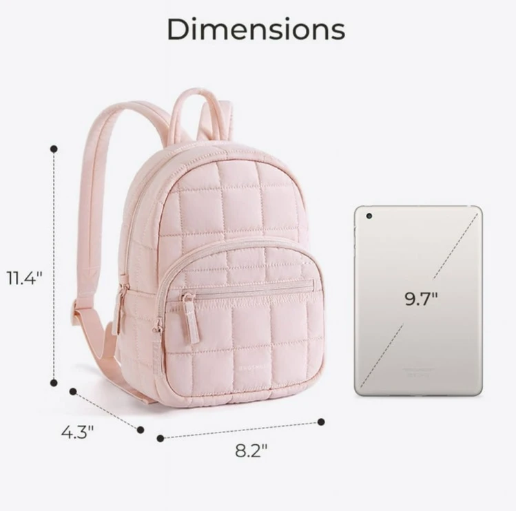 BAGSMART Quilted Mini Backpack - photo 4