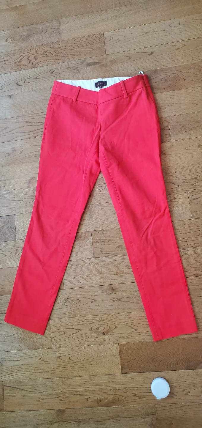 Babaton Red Capri Trousers Size 00