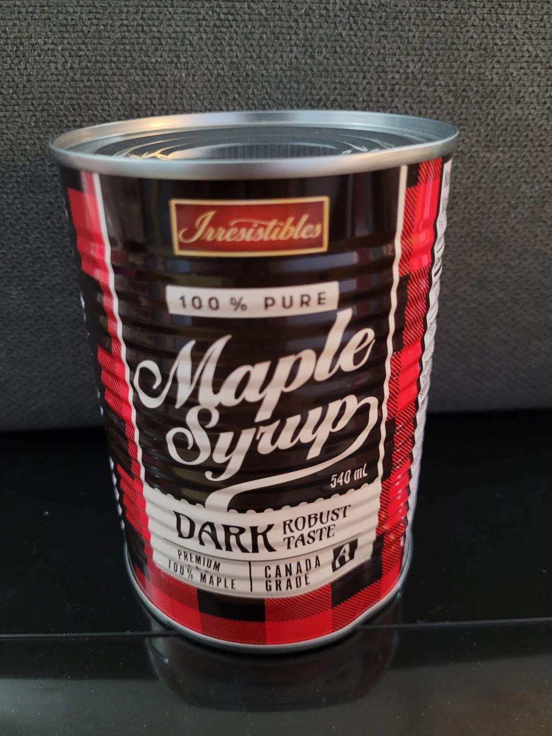 Irresistibles 100% Pure Dark Maple Syrup