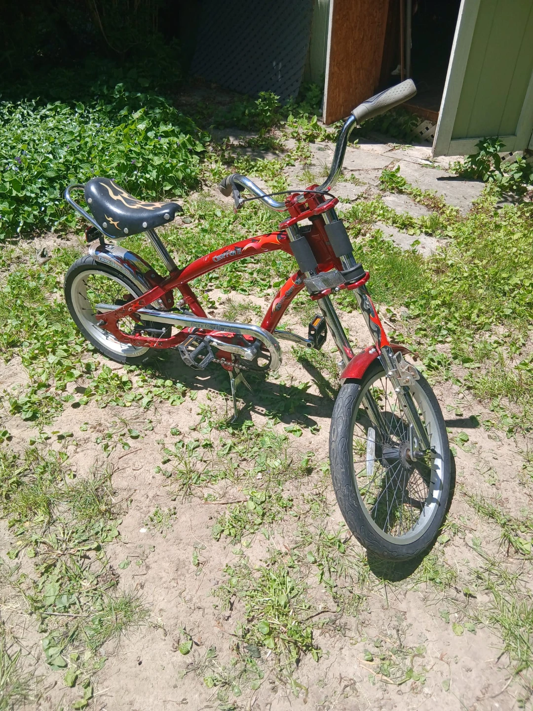 Red Chopper Bicycle