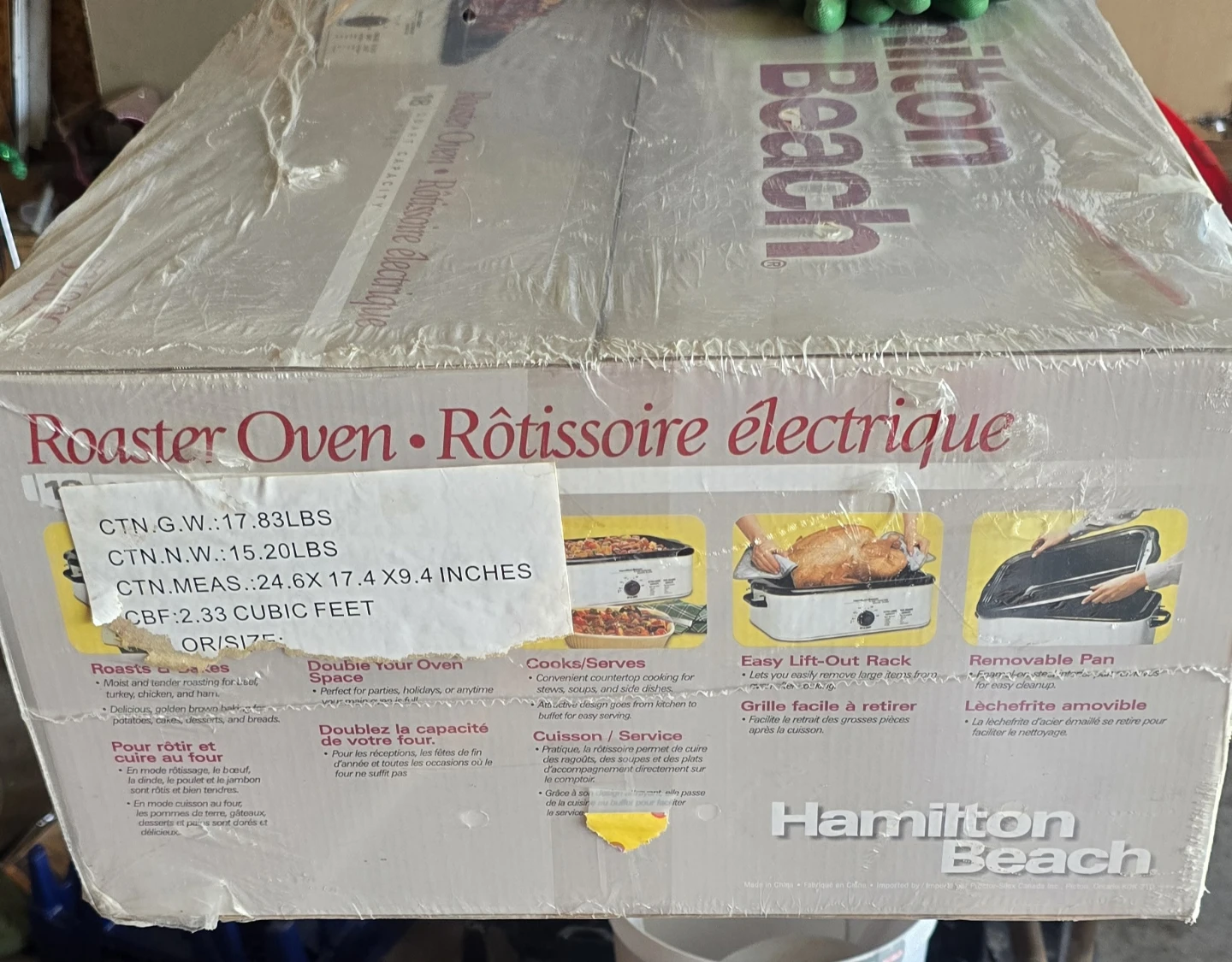 Hamilton Beach 18 Quart Roaster Oven - photo 4
