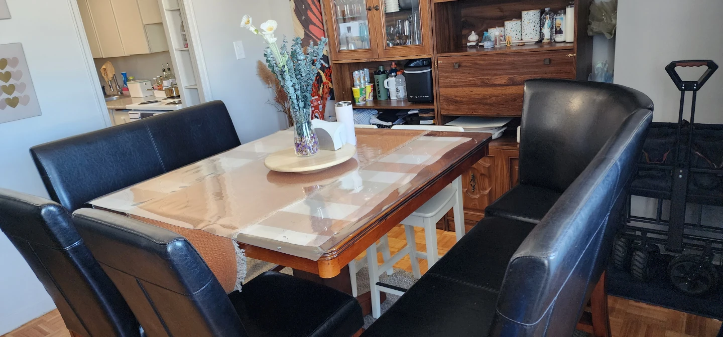 Dining Table with Chairs and Bench