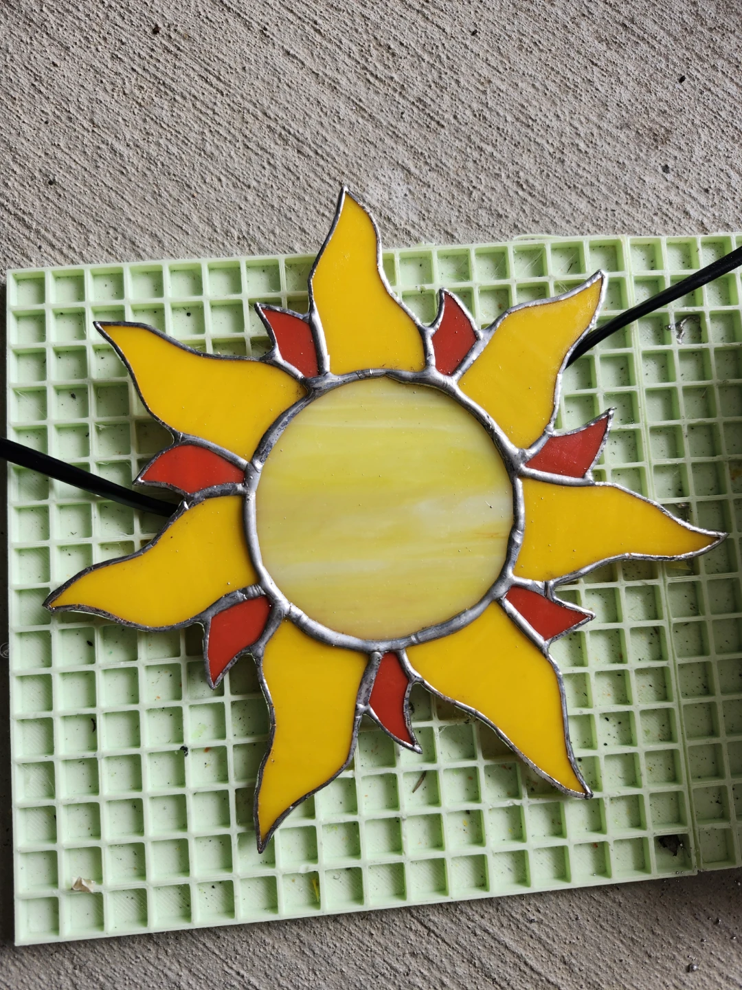 Stained Glass Sun Suncatcher - photo 4