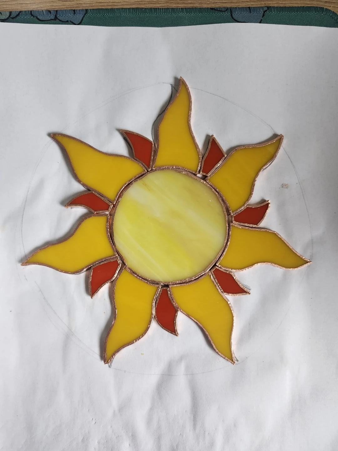 Stained Glass Sun Suncatcher - photo 5