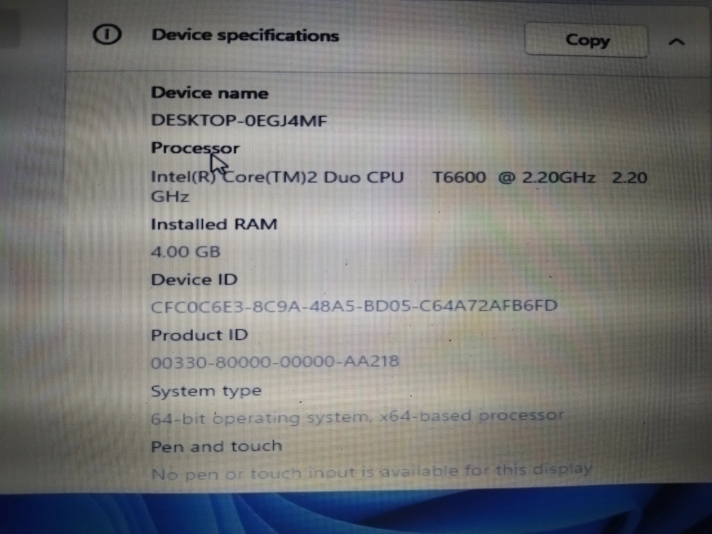 ASUS Laptop with Intel Core 2 Duo T6600 CPU and 4GB RAM - photo 2