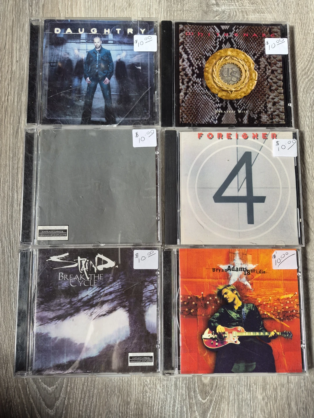 Collection of 6 CDS ALL FOR $15