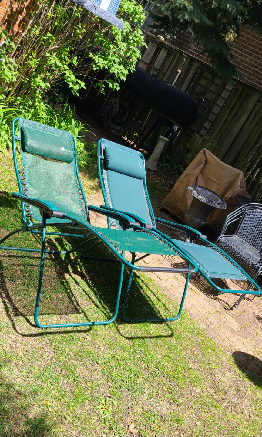 $100 for 2! LaFuma Zero Gravity Reclining Chairs - Top Quality! - photo 4