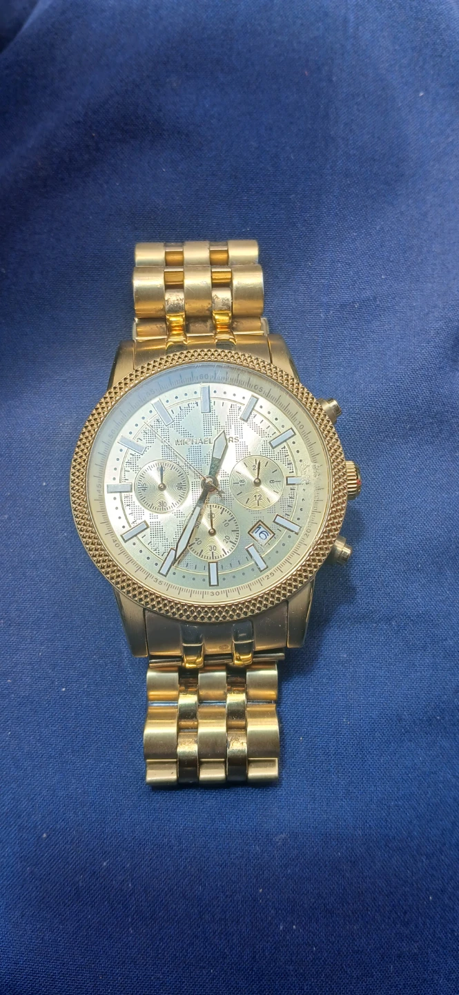 Michael Kors Chronograph Watch - Gold Tone