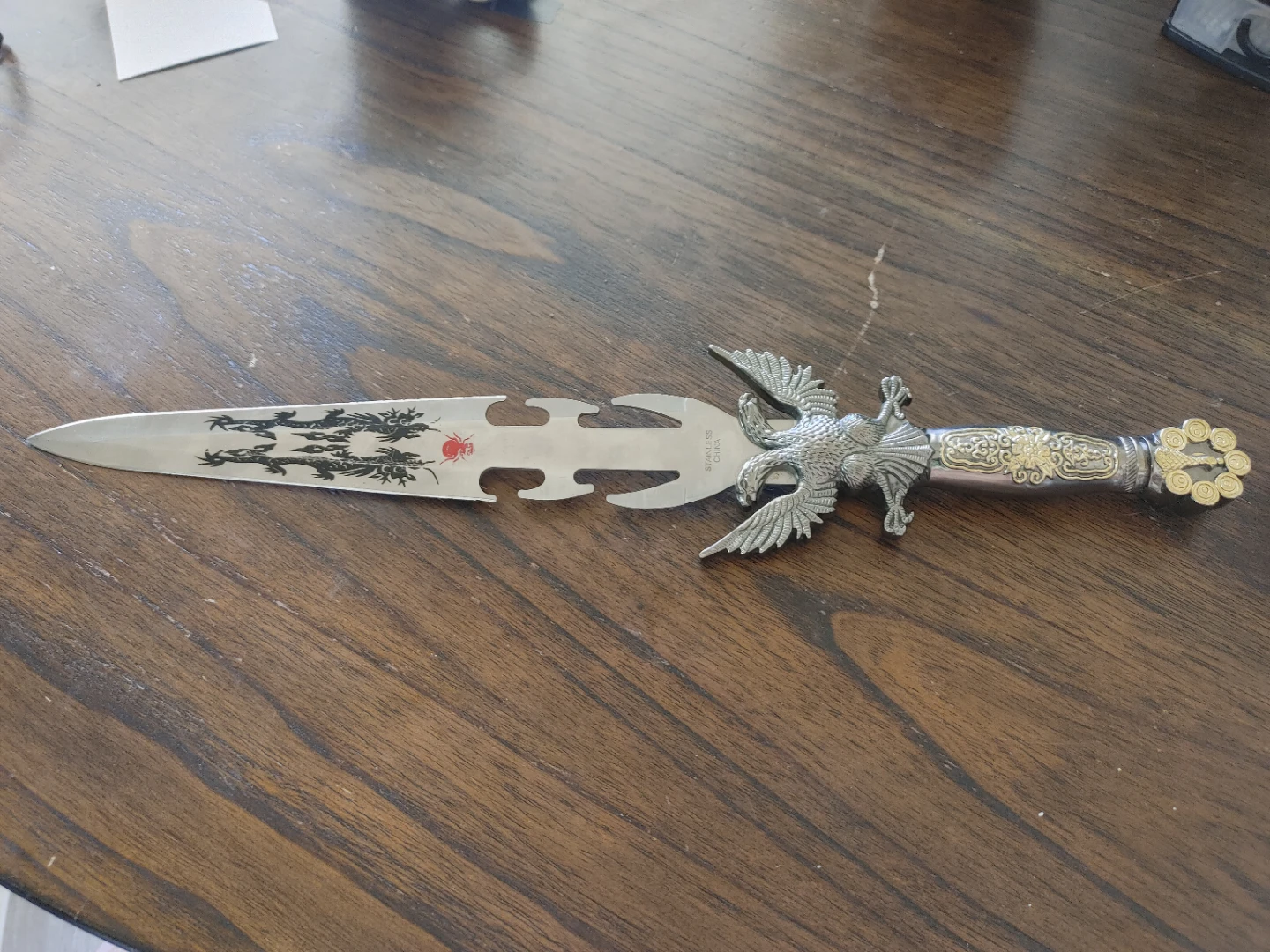 Decorative Dagger with Double Eagle Handle - photo 4