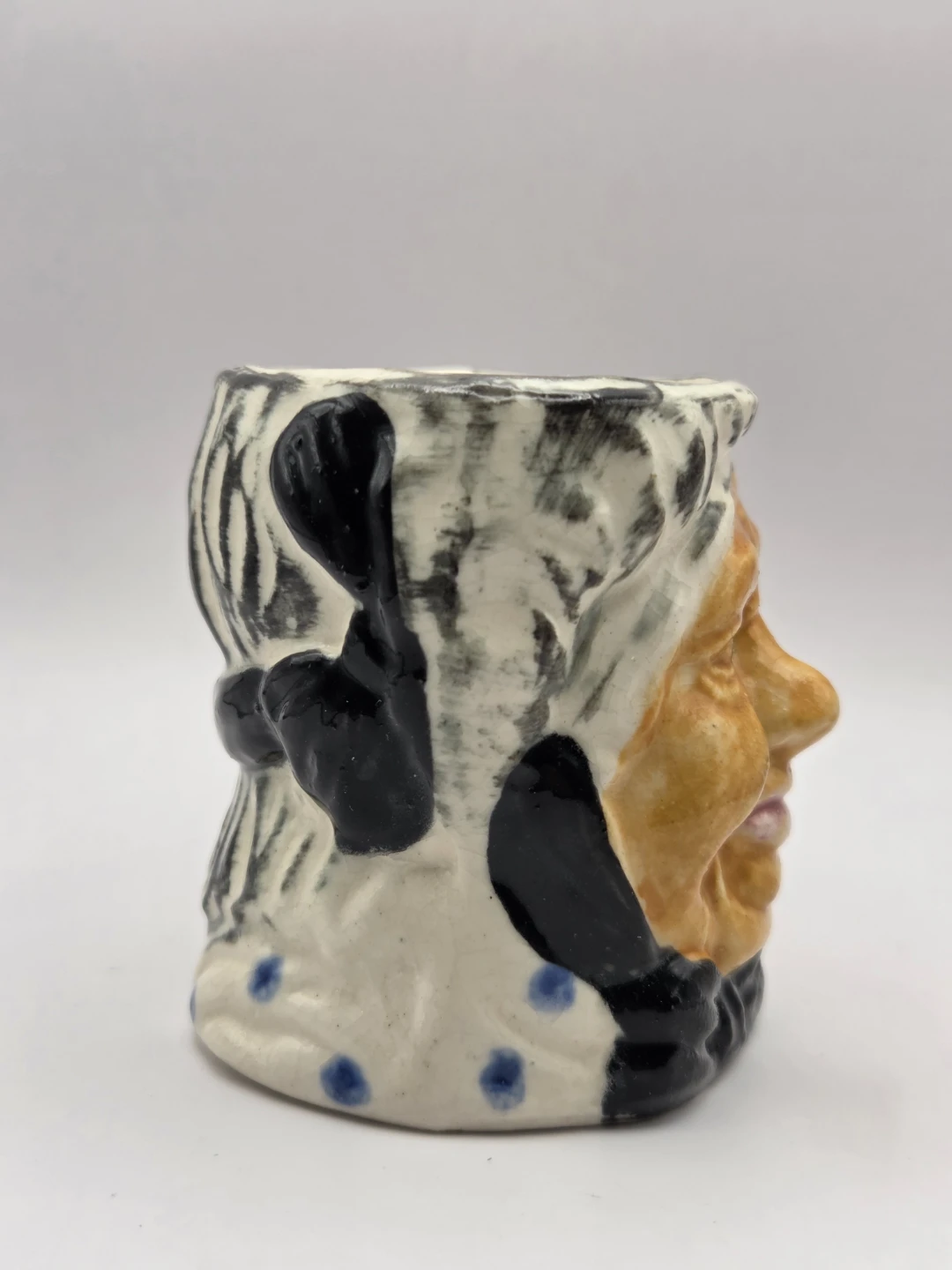 Vintage "Made in Occupied Japan" Sairey Gamp Toby Jug Mug - photo 4